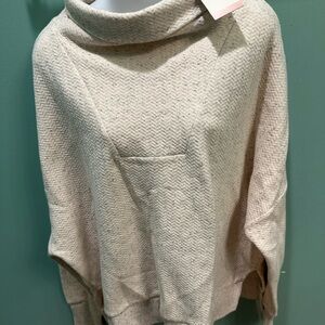 Alia Cream Cowl Neck Sweater